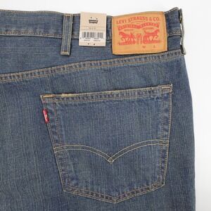 NEW Levis 559 Relaxed Straight Jeans Dark Wash Denim Mens 56x30